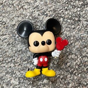 Disney Mickey Mouse Action Figure with Red and Yellow